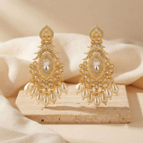 Moti Diamond Jhumka